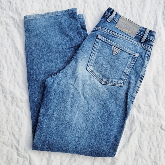 Vintage Guess Blue Jeans - Picture 1 of 6